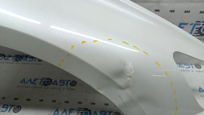 Front right fender Honda Accord 18-22 white NH-883P, dented, chips