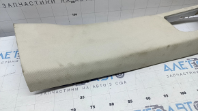 Center pillar trim, upper right belt, Mercedes W167 GLE 20-26, beige, without belt guide, for cleaning