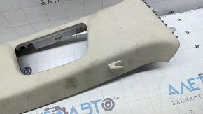 Center pillar trim, upper right belt, Mercedes W167 GLE 20-26, beige, without belt guide, for cleaning