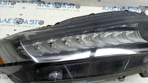 Front right headlight Honda Accord 21-22 Touring, hybrid, for polishing