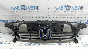 Honda Accord 21-22 radiator grille central molding bracket with emblem, chips on the emblem