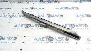 Right radiator grille molding eyelash for Honda Accord 21-22, light chrome, with seal, chrome defect