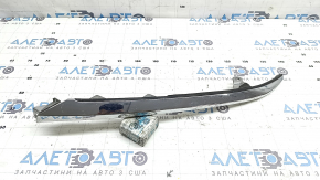 Left eyelash molding for radiator grille Honda Accord 21-22, light chrome, with seal, chips