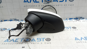 Left side mirror assembly Audi A3 22-26 6 pins, heated, with turn signal, white LY9C, scratches