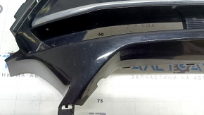 Radiator grille Honda Accord 21-22 black gloss, with chrome moldings, non-factory holes, chips