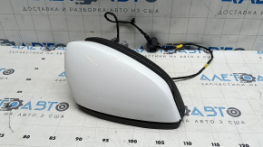 Right side mirror assembly Audi A3 22-26 6 pins, heated, with turn signal, white LY9C, scratches