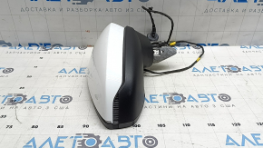 Right side mirror assembly Audi A3 22-26 6 pins, heated, with turn signal, white LY9C, scratches