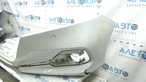 Bare front bumper Honda Accord 21-22 for parking sensors, white, scratches, chips