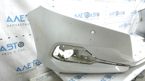 Bare front bumper Honda Accord 21-22 for parking sensors, white, scratches, chips