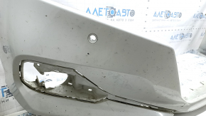 Bare front bumper Honda Accord 21-22 for parking sensors, white, scratches, chips