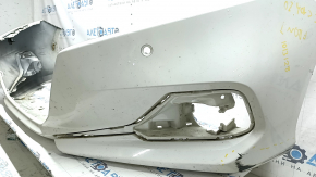 Bare front bumper Honda Accord 21-22 for parking sensors, white, scratches, chips