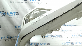 Bare front bumper Honda Accord 21-22 for parking sensors, white, scratches, chips