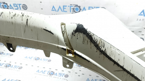 Bare front bumper Honda Accord 21-22 for parking sensors, white, scratches, chips