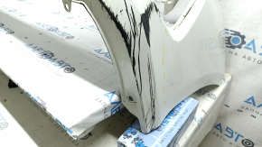Bare front bumper Honda Accord 21-22 for parking sensors, white, scratches, chips