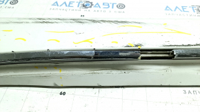 Left threshold for Honda Accord 18-22 with chrome, white, scratches, scuffed, cracked chrome, missing chrome fragment, dented