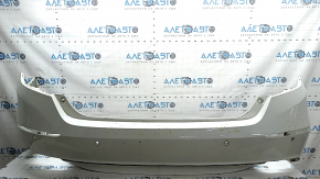 Bare rear bumper Honda Accord 21-22 for parking sensors, white, scratches, worn