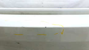 Bare rear bumper Honda Accord 21-22 for parking sensors, white, scratches, worn