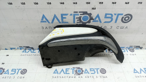 Right muffler cap for Honda Accord 18-22 hybrid with chrome, white insert, chips