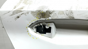 Bare rear right door Audi A3 22-26 white LY9C, dent, chips