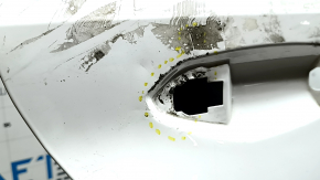 Bare rear right door Audi A3 22-26 white LY9C, dent, chips
