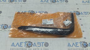 Front bumper grille molding right BMW 5 G30 17-20 M-Sport, black