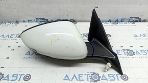 Right side mirror assembly Honda Accord 18-22 8 pins, BSM, heated, turn signal, white, worn