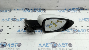 Right side mirror assembly Honda Accord 18-22 8 pins, BSM, heated, turn signal, white, worn