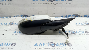 Right side mirror assembly Honda Accord 18-22 8 pins, BSM, heated, turn signal, white, worn