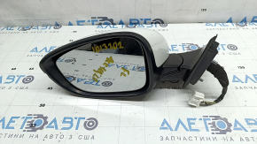 Left side mirror assembly Honda Accord 18-22 8 pins, BSM, heated, turn signal, white, worn