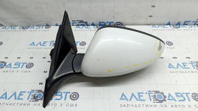 Left side mirror assembly Honda Accord 18-22 8 pins, BSM, heated, turn signal, white, worn