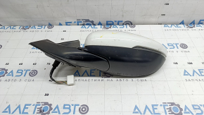 Left side mirror assembly Honda Accord 18-22 8 pins, BSM, heated, turn signal, white, worn