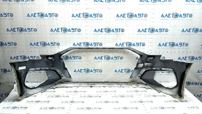 Bare front bumper Audi A3 22-24 white LY9C, without parking sensors, without plugs, scratches