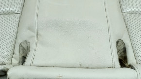 Rear seat cushion, 2nd row, Honda Accord 19-22, light gray leather, perforated, dry-cleanable