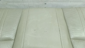 Rear seat cushion, 2nd row, Honda Accord 19-22, light gray leather, perforated, dry-cleanable