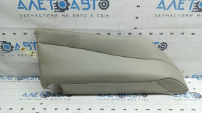 Right rear seat side panel for Honda Accord 19-22, light grey leather, for split backrest, dry cleanable