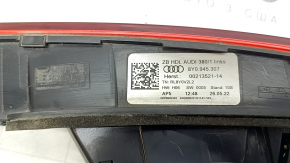 The inner tailgate light, left, Audi A3 22-24, is scuffed