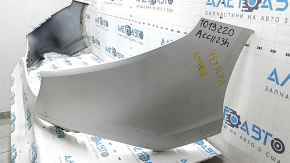 Bare front bumper Honda Accord 23-26 without parking sensors, white, dents, scratches