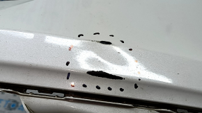 Bare front bumper Honda Accord 23-26 without parking sensors, white, dents, scratches
