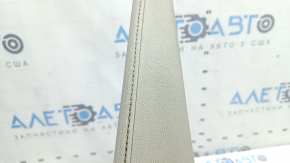 Upper center console trim, left side, Honda Accord 18-22, light gray, dry-cleanable