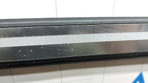 Outer front right threshold trim Audi A3 22-26 black, chrome, scratches, abrasions