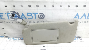 Left sun visor for Honda Accord 18-22, PLATINUM GRAY, without hook, dry cleanable