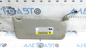 Left sun visor for Honda Accord 18-22, PLATINUM GRAY, without hook, dry cleanable