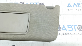 Left sun visor for Honda Accord 18-22, PLATINUM GRAY, without hook, dry cleanable