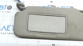 Left sun visor for Honda Accord 18-22, PLATINUM GRAY, without hook, dry cleanable
