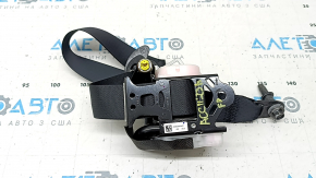 Passenger seat belt with squib for Honda Accord 23-26, black, with black bracket, for cleaning