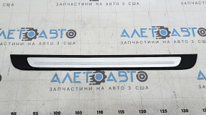 Outer front left threshold trim Audi A3 22-26 black, chrome, scratches, abrasions, bumps