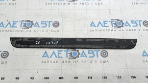 Outer front left threshold trim Audi A3 22-26 black, chrome, scratches, abrasions, bumps