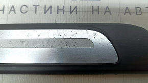 Outer front left threshold trim Audi A3 22-26 black, chrome, scratches, abrasions, bumps