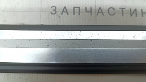 Outer front left threshold trim Audi A3 22-26 black, chrome, scratches, abrasions, bumps