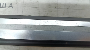 Outer front left threshold trim Audi A3 22-26 black, chrome, scratches, abrasions, bumps